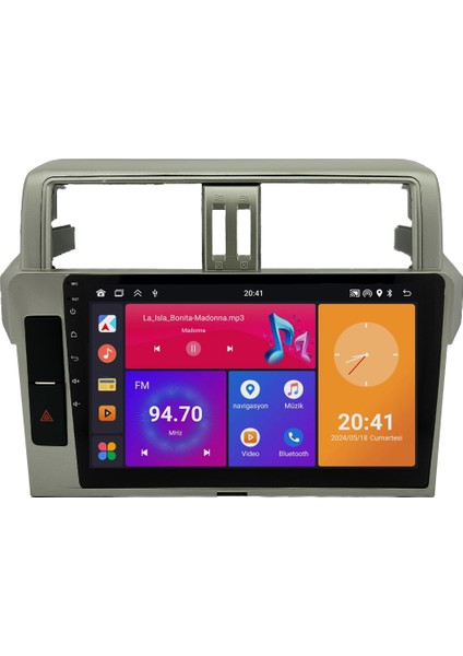 Toyota Prado (2014-2019) Android 14 Multimedya - 2 GB Ram - 32 GB Hafıza - Carplay CRV4555XP