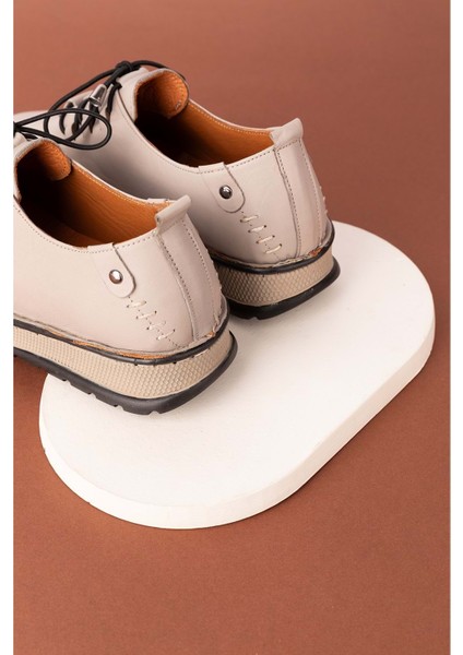 Deri Hafif Taban Rahat Günlük Ayakkabı BYZ.530 - Gri - 40 indirimleri