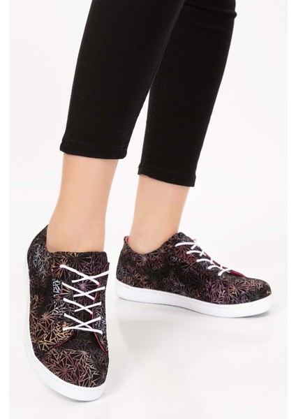 Kadın Deri Desen Detaylı Günlük Rahat Ayakkabı GND.109 - Havai - 37 fırsatları