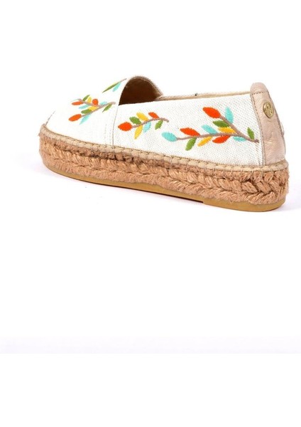 Naima Ekru-Multi Kadın Düz Espadril modelleri