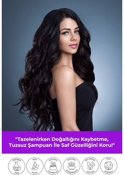 Tuzsuz Şampuan - Arındırıcı Günlük Saç Bakım Şampuanı / Parabensiz 500ML modelleri