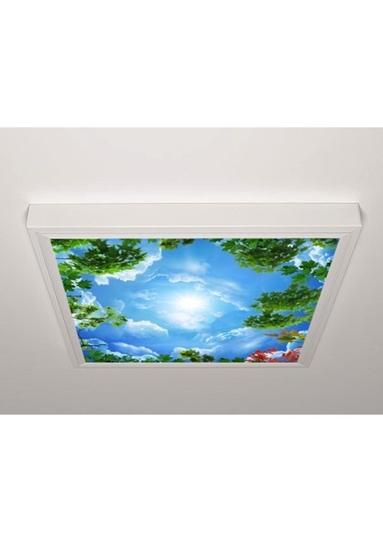 60X60 LED Panel Aydınlatma Armatür Avize Sıva Üstü Desenli Tekli 46510443SU