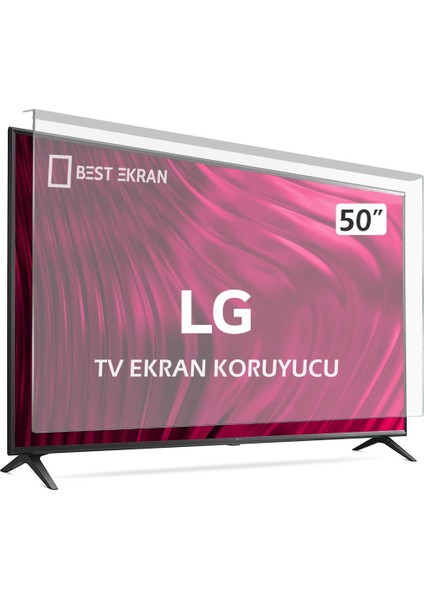Lg 50UN81006LB Tv Ekran Koruyucu - Lg 50" Inç 127 Ekran Koruyucu LED Ultra Hd Webos Smart
