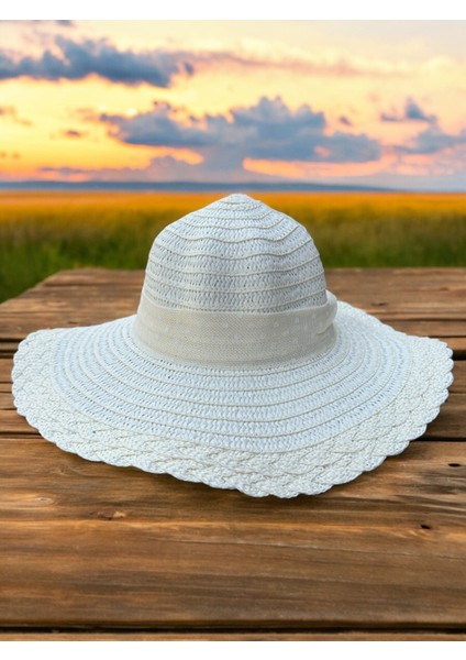 Kadın Hasır Plaj Şapkası modelleri