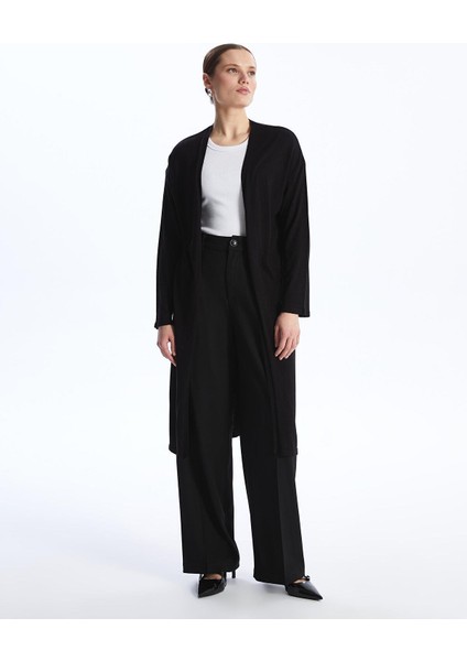 Lcwaıkıkı Basic Şal Yaka Düz Uzun Kollu Kadın Triko Hırka fiyatları