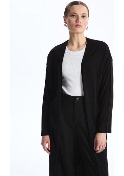 Lcwaıkıkı Basic Şal Yaka Düz Uzun Kollu Kadın Triko Hırka modelleri