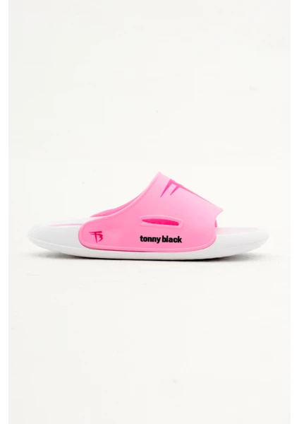 Tonny Black Çocuk Unisex Pembe Logolu Poıli Taban Terlik