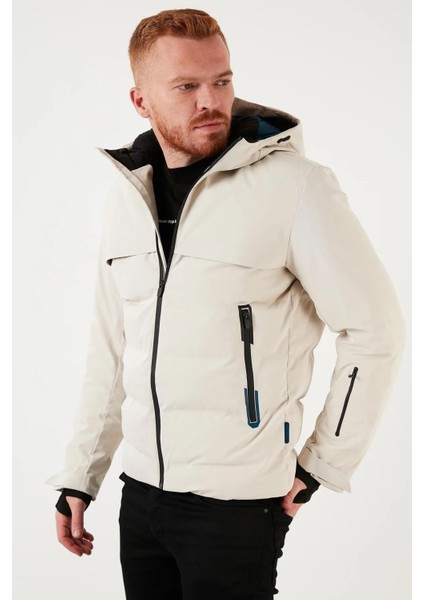 Jcotarwin Puffer Soğuk Geçirmez Erkek Mont Kaban Krem 12225287 V2