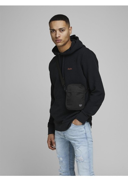 Jack & Jones JACJAMIE Küçük Çapraz Omuz Çantası Siyah 12158443 v5