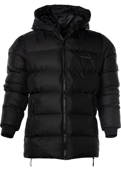 New Balance MPJ3122 Bk Puffer Jacket Erkek Şişme Mont Siyah V6