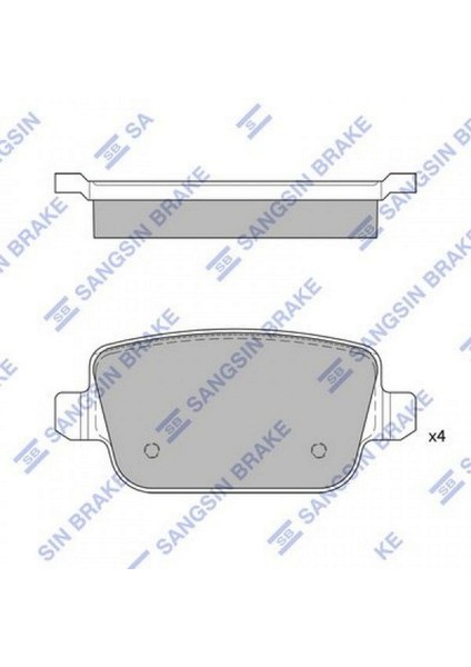 Arka Balata Mondeo 07 Galaxy 06 Smax 06 Volvo V70 08 S80 06 XC70 07 GDB1708-GDB1732 313105