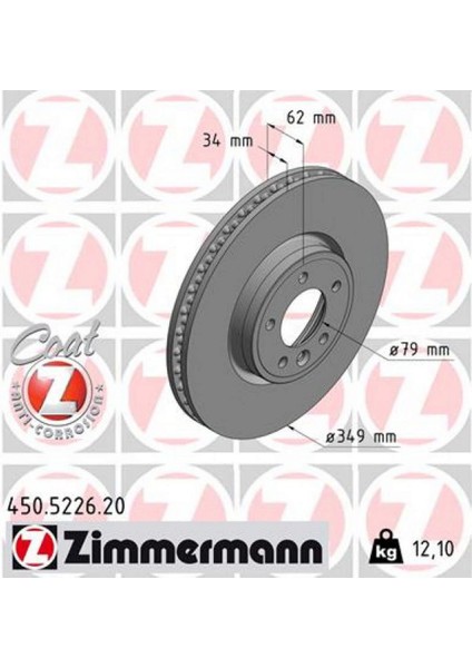 Fren Diski On 18 Inc Range Rover Sport 2 L494 13 16 Range Rover 4 Vogue L405 12 Discovery 5 L462 16 313105