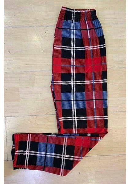 Unisex Mikro Süet Kadın Pijama Alt Tek Alt S1