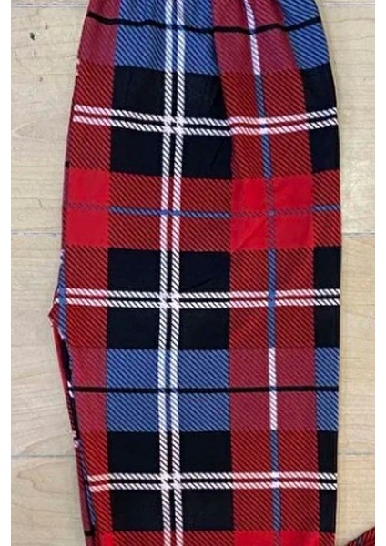 Unisex Mikro Süet Kadın Pijama Alt Tek Alt S1