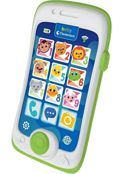 Baby Clementoni - Sesli ve Işıklı Interaktif Akıllı Telefon Emojili