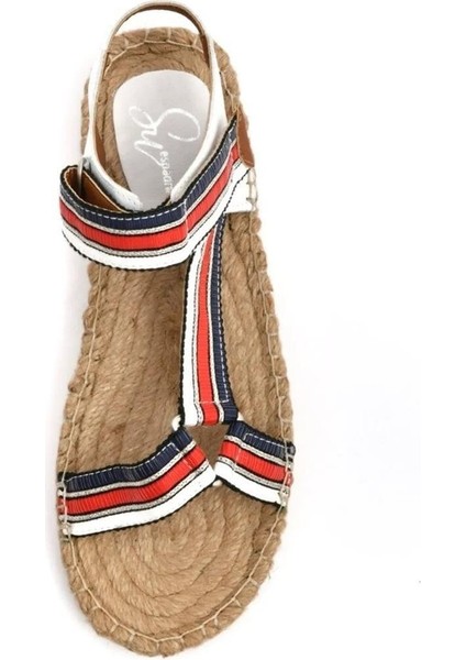 Yoan Beyaz Kadın Espadril Sandalet fırsatları