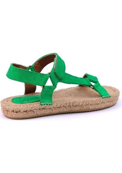Yula Yeşil Kadın Espadril Sandalet fiyatları