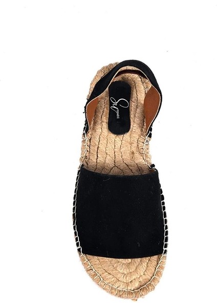 Milena Siyah Kadın Espadril Sandalet fırsatları