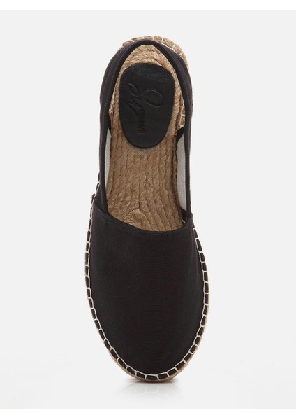 Joanne Siyah Kadın Espadril Sandalet fırsatları