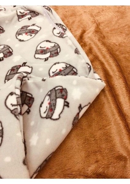 Hayvan Figürlü Cepli Polar Kışlık Pijama Altı fiyatları