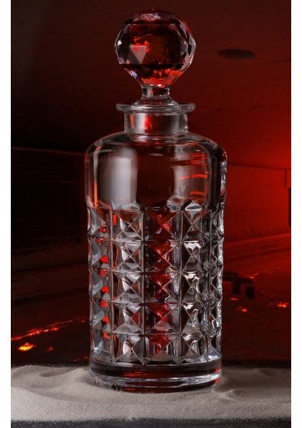 Crytalite Crystalite Diamond 650 ml Kristalin Viski Şişesi