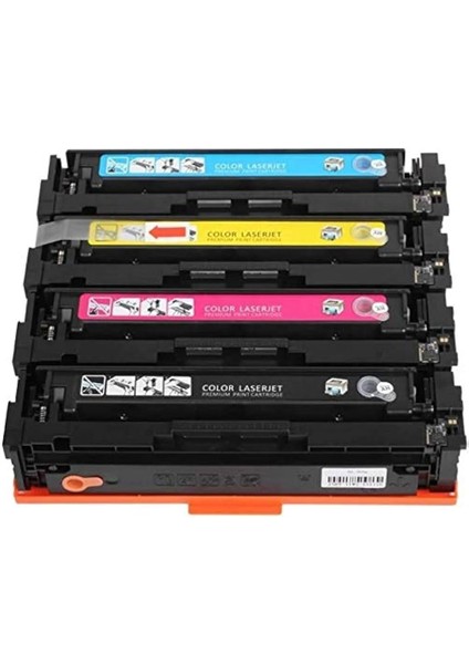 Canon CRG-046 Muadil Takım Toner - 4 Renk C/m/y/k