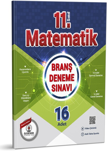 Özde Bir Yayınları 11.sınıf Branş Deneme Seti Matematik Fizik Kimya Biyoloji