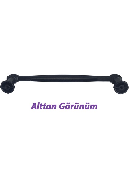 8 Adet Padişah Kulp 128 mm Siyah Mutfak Kulpu Çekmece Dolap Kapak Kulbu Metal Mobilya Dolabı Kulpları