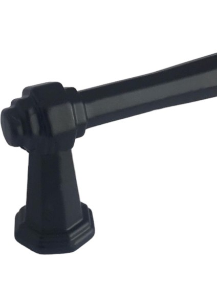 8 Adet Padişah Kulp 128 mm Siyah Mutfak Kulpu Çekmece Dolap Kapak Kulbu Metal Mobilya Dolabı Kulpları
