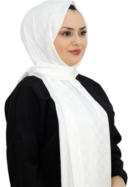 Minelli Jakarlı Dama Monogram Şal EŞ5262-2