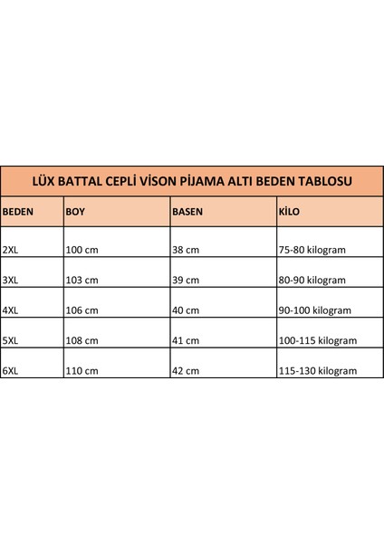 Lüx Battal Beden Cepli Viskon Yazlık Pijama Altı ZE13