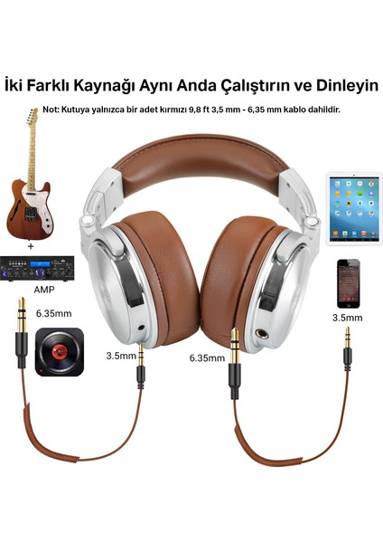 Oneodio Pro 30  Kulak Üstü Kablolu Dj Kulaklığı