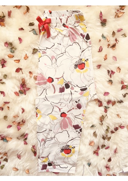 Cepsiz Viskon Yazlık Kadın Pijama Altı V31