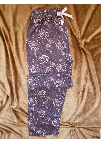 Cepsiz Viskon Yazlık Kadın Pijama Altı V44