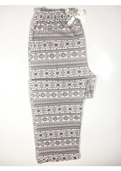 Pamuklu Cepsiz Kışlık Kadın Pijama Altı Pmk9