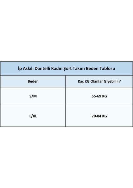Ip Askılı Dantelli Kadın Şort Takım 563-1