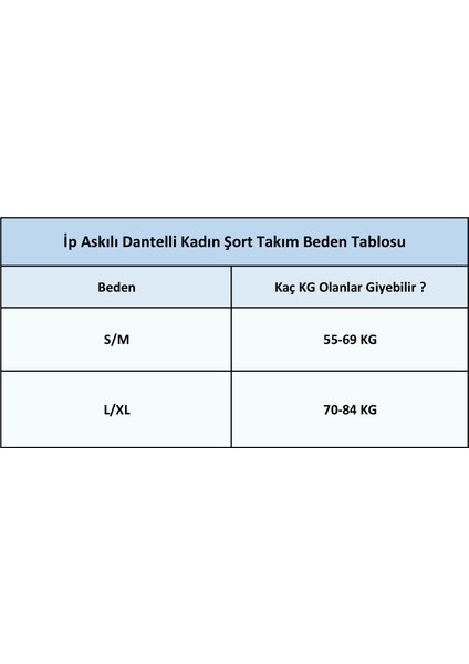 Ip Askılı Dantelli Kadın Şort Takım 563