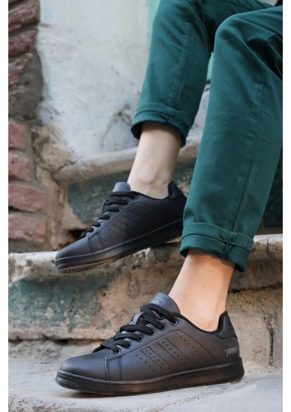 15306-15307 Siyah Unisex Spor Ayakkabı V3