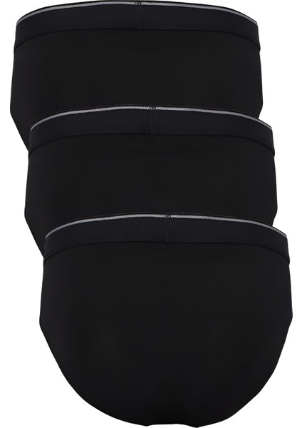 Erkek Siyah Slip 3'lü Paket 9672 fiyatları