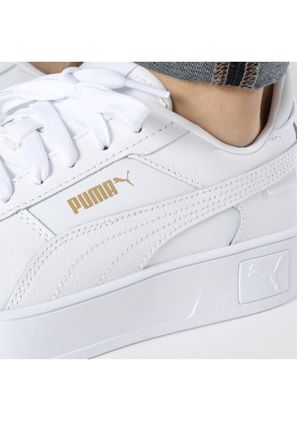 Carina Beyaz Street Yüksek Taban Kadın Sneaker Spor Ayakkabı 386390-01 V1