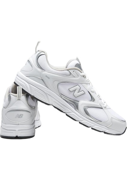 Unisex Sneaker Spor Ayakkabı Beyaz Gümüş ML408WS V9