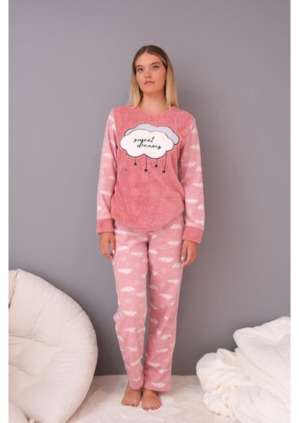 Sweet Dreams Pembe Kadın Polar Pijama Takımı fiyatları