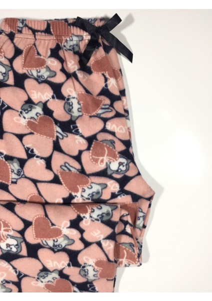 Cepsiz Kışlık Polar Kadın Pijama Altı Tek Alt JE17