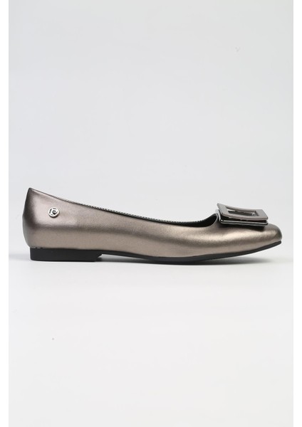 ® | PC-53104- 3592 Platin Cilt-Kadın Babet Günlük Ayakkabı fiyatları