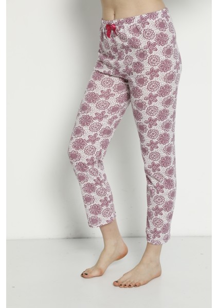 Pamuklu Yazlık Cepsiz Kadın Pijama Altı B27 fırsatları