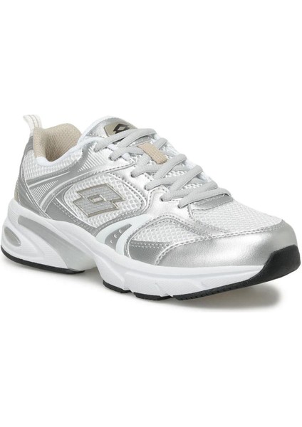 Athens Beyaz Gümüş Kadın Sneaker Spor Ayakkabı V8 fırsatları