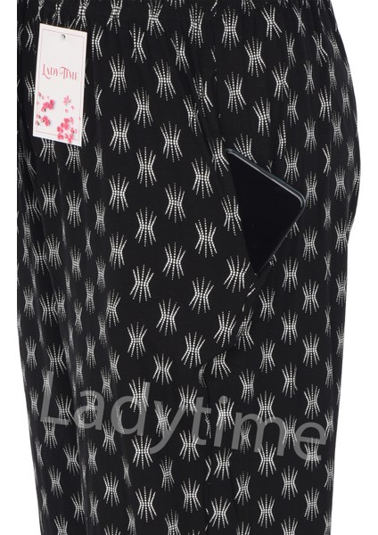 Vip Lüx Cepli Viskon Kadın Pijama Altı ZE25 modelleri