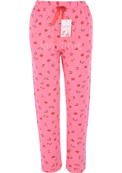 Vip Çilek Pamuklu Kutulu Cepsiz Pijama Altı fiyatları