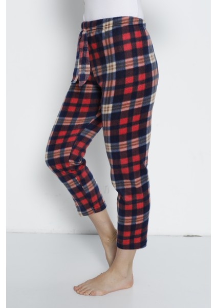 Cepsiz Kışlık Polar Kadın Pijama Altı Tek Alt JE30
