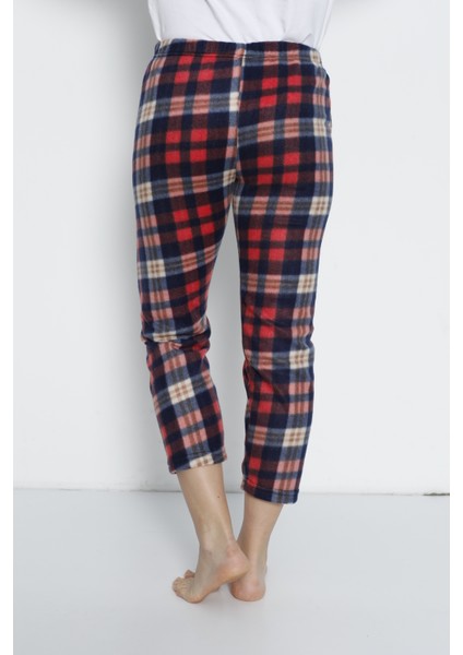 Cepsiz Kışlık Polar Kadın Pijama Altı Tek Alt JE30